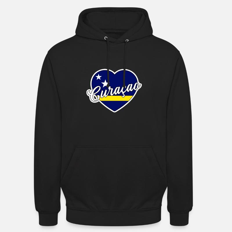 Curaçao - Sweat-shirt à capuche unisexe - noir