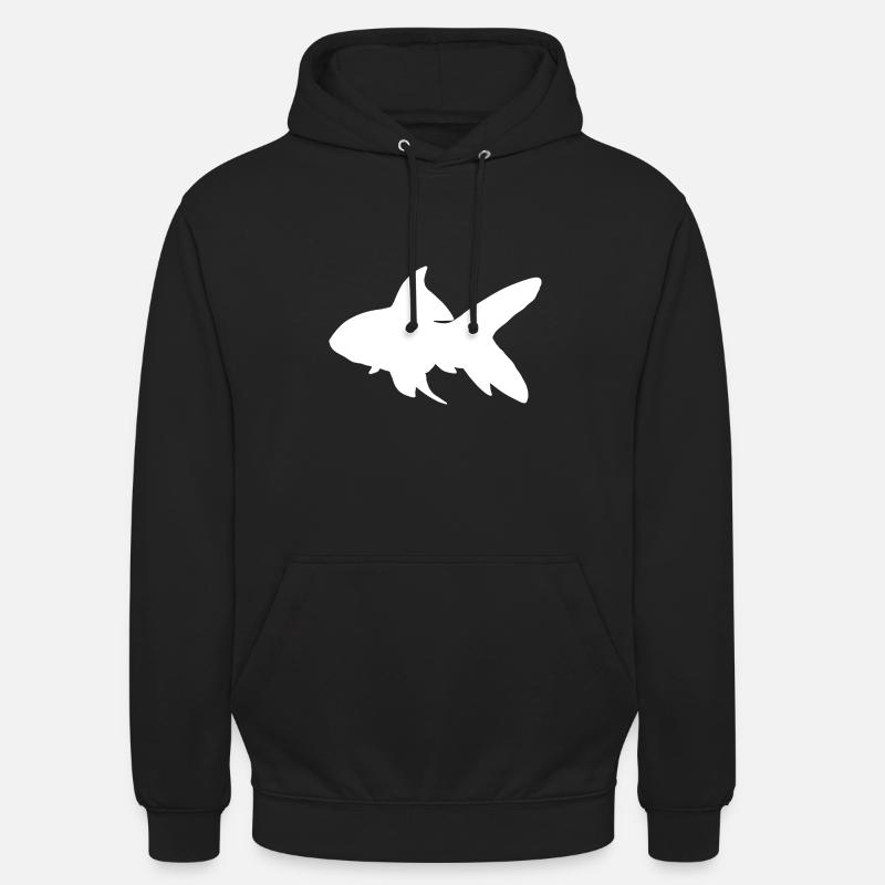 Poisson - Sweat-shirt à capuche unisexe - noir