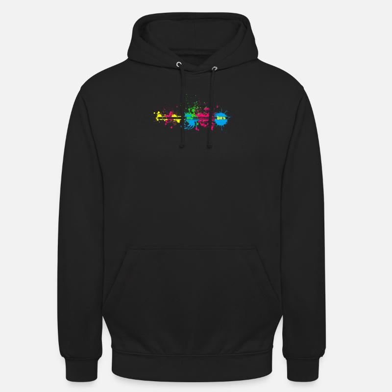 Flöte Querflöte Musiker Geschenke - Unisex Hoodie - Schwarz