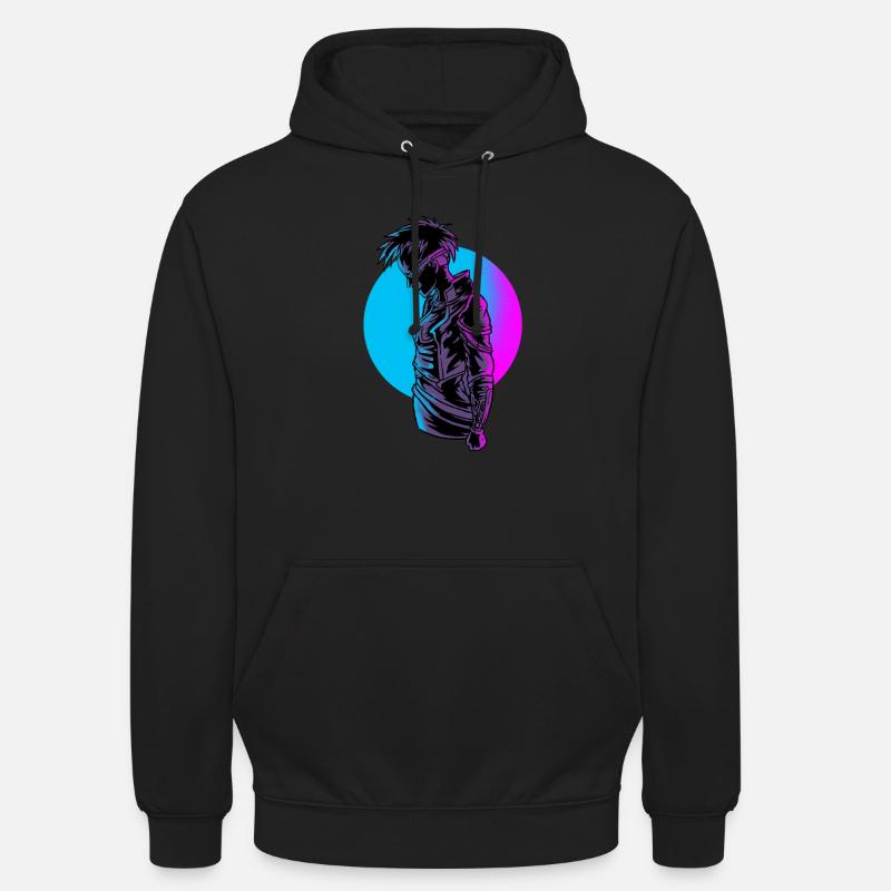 Cyborg-Mädchen-Roboter-Robotik-Rover-Android-Robo-Geschenk - Unisex Hoodie - Schwarz