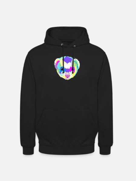 Splash Frettchen - Unisex Hoodie - Schwarz
