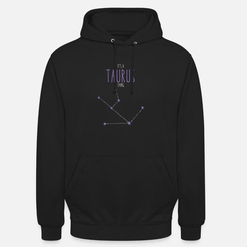 Taurus Sternzeichen - Unisex Hoodie - Schwarz