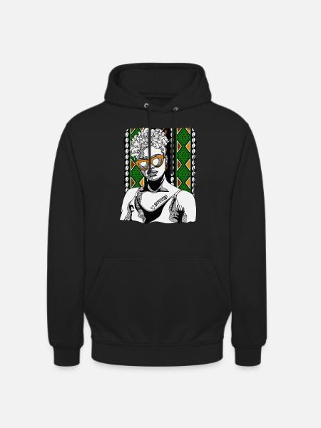 Frau Mit Afrotrap-tattoo - Unisex Hoodie -