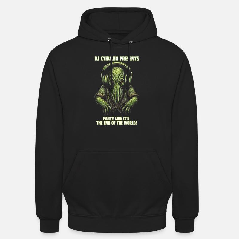 DJ Cthulhu présente - Sweat-shirt à capuche unisexe - noir