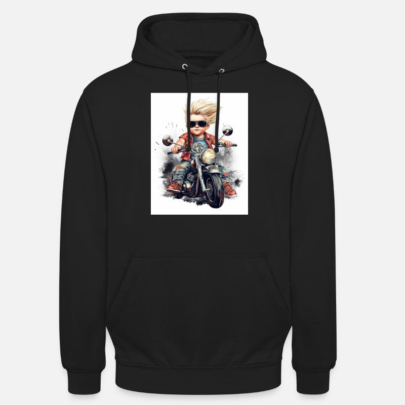 Junior Biker 2 - Unisex Hoodie - black