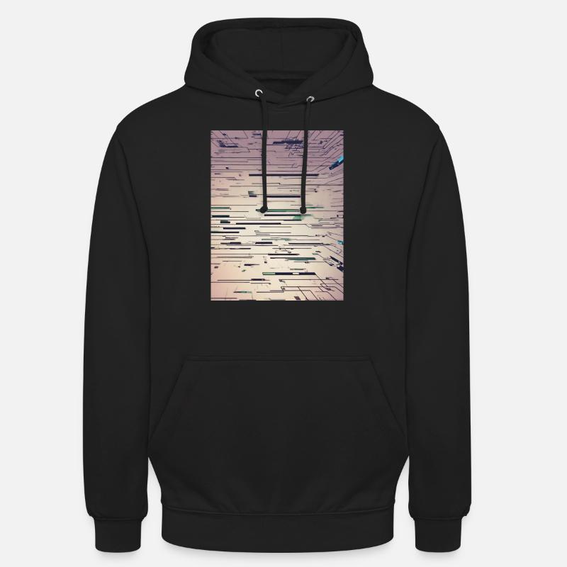 Tech - Sweat-shirt à capuche unisexe - noir