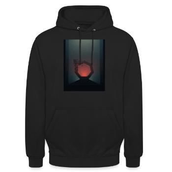 CETTTEC Hoodie - Unisex Hoodie - Schwarz - Vorne - Alina (178cm) & Michal (187cm)