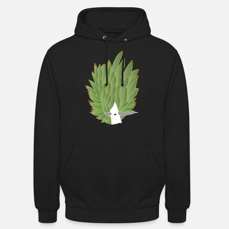 Blattschnecke, Blattschaf, Blattschafschnecke - Unisex Hoodie - Schwarz