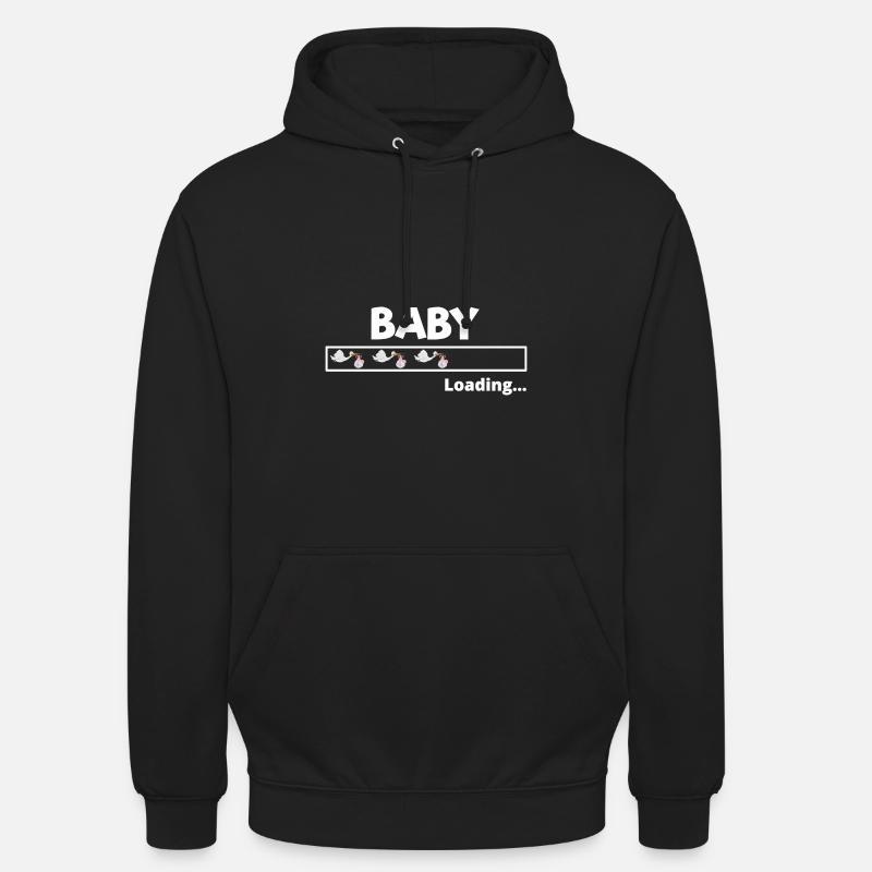 Baby Loading | Schwangerschaft Geschenk - Unisex Hoodie - Schwarz