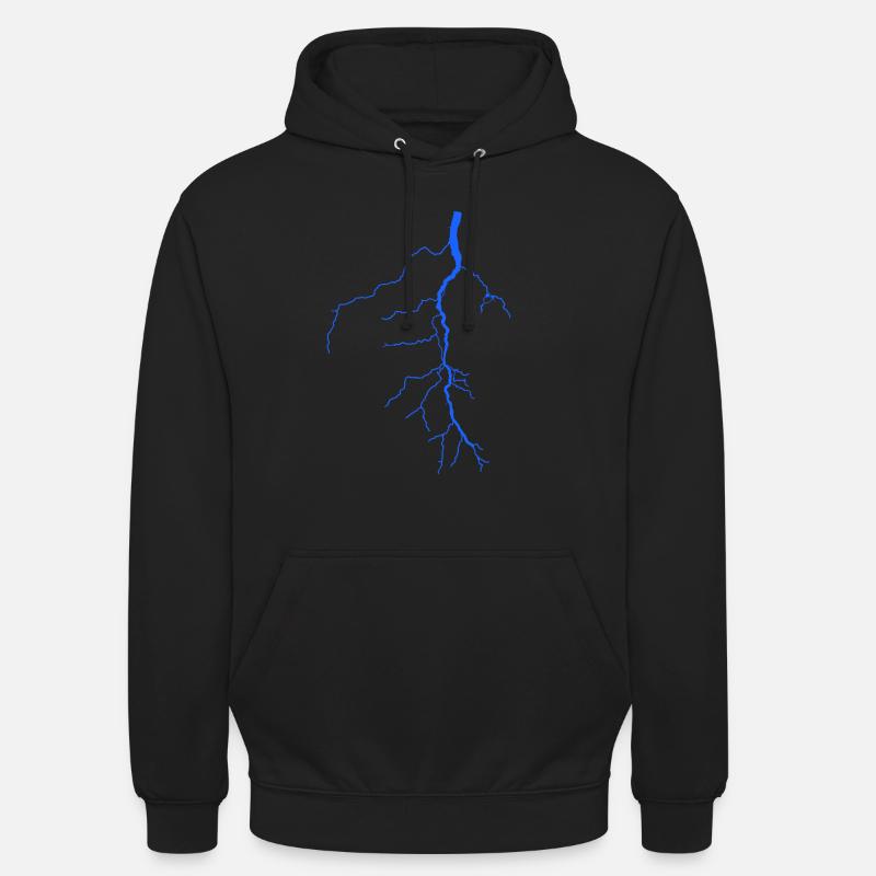 Blitz schlägt ein - Unisex Hoodie - Schwarz