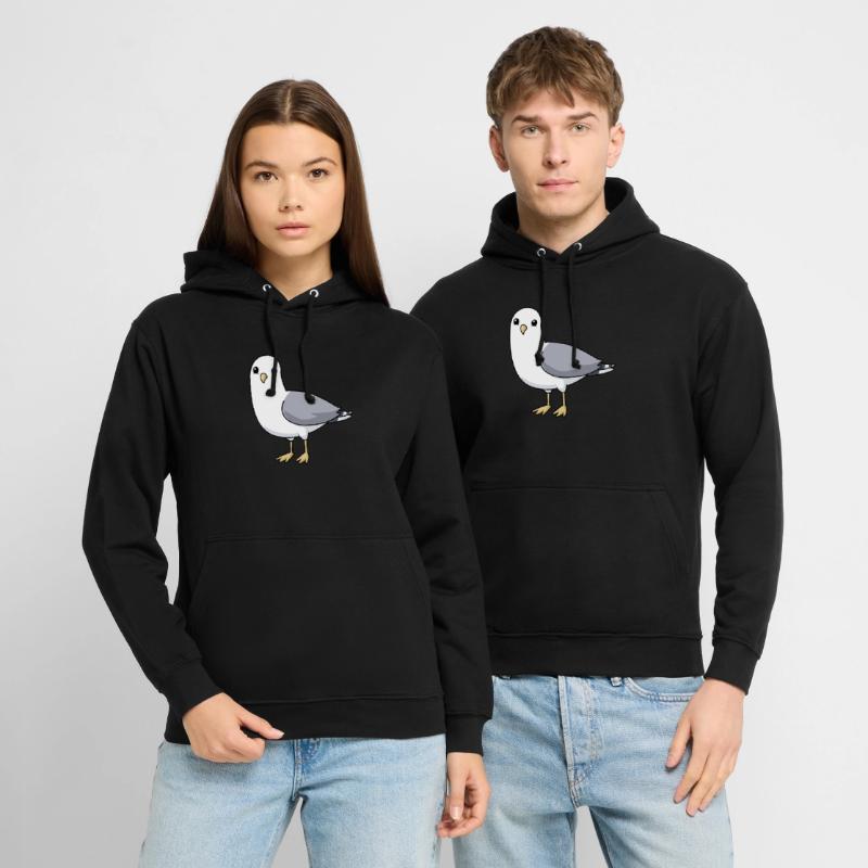Comic Möwe Gull Unisex Hoodie