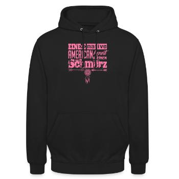 Lustiger Spruch & Satire über Gendern & Wokeness - Unisex Hoodie - Schwarz - Vorne - Alina (178cm) & Michal (187cm)
