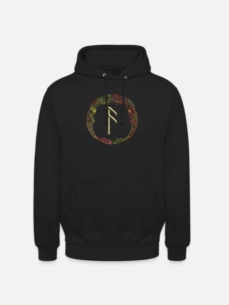 Ansuz - Unisex Hoodie - Schwarz