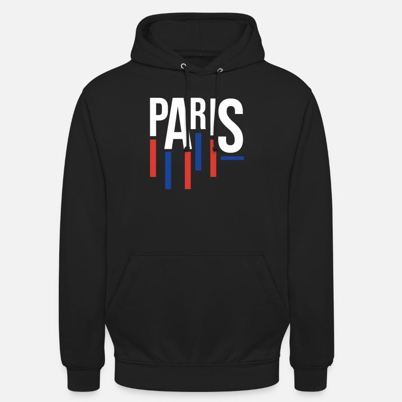 Souvenir classique de Paris - Sweat-shirt à capuche unisexe - noir