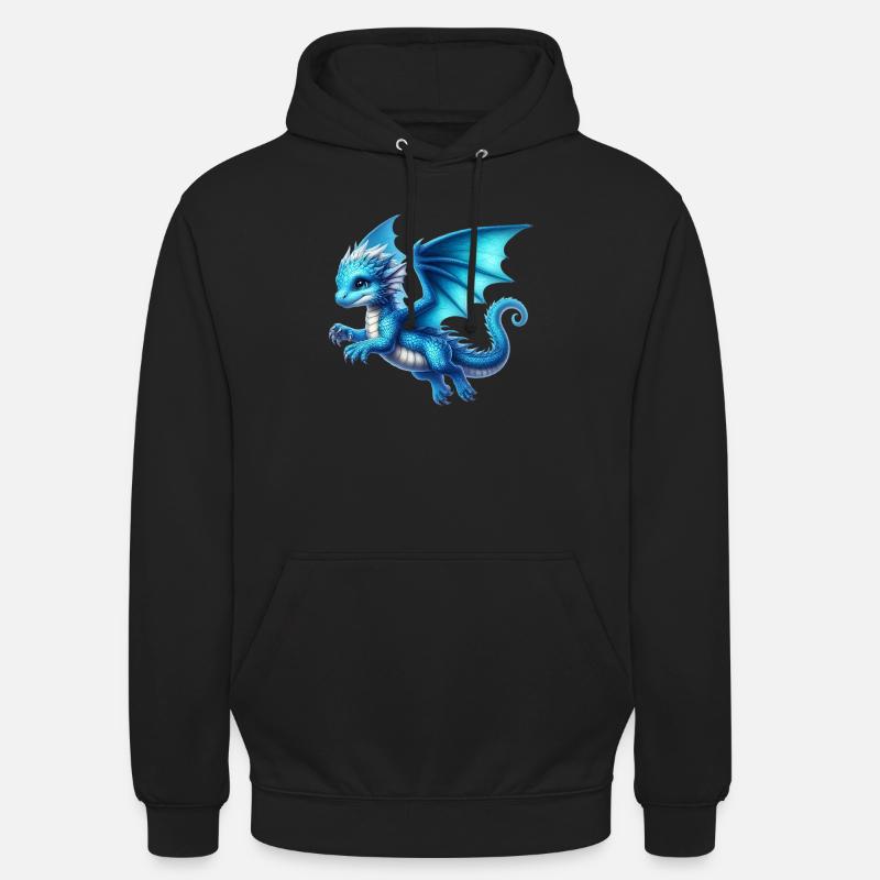 Drache - Unisex Hoodie - Schwarz