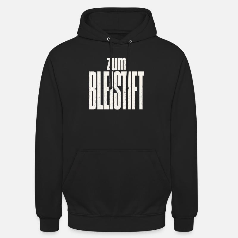Zum Bleistift - Unisex Hoodie - Schwarz