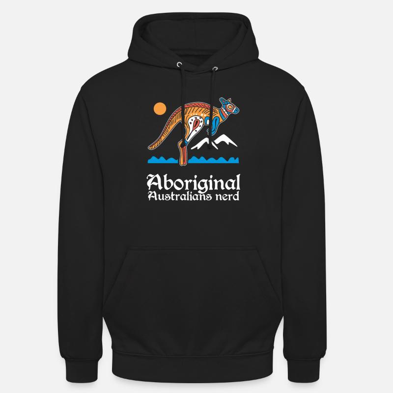 Aboriginal Australians Nerd - Unisex Hoodie - black