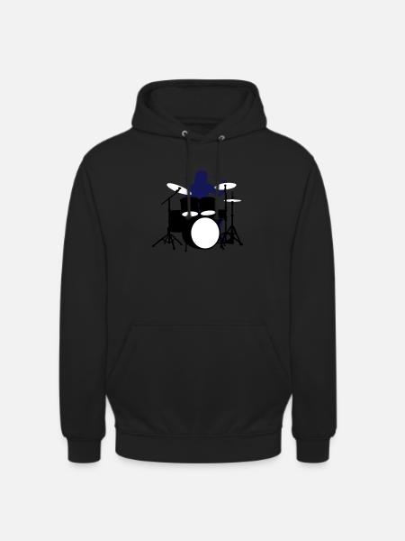 drummer_3c - Unisex Hoodie - black