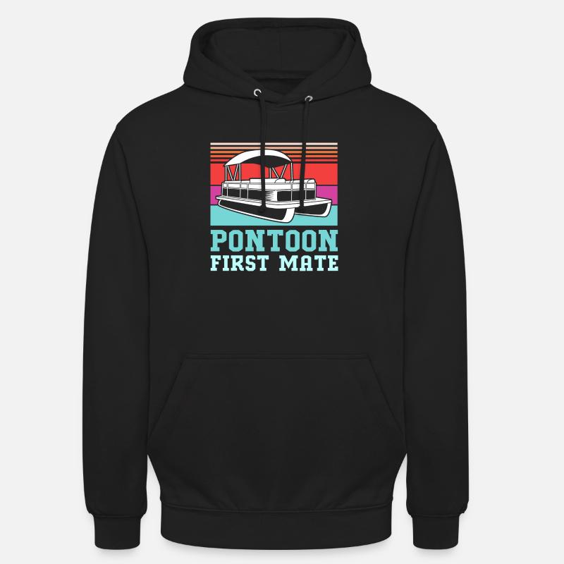 Pontonboot Boot Boote - Unisex Hoodie - Schwarz