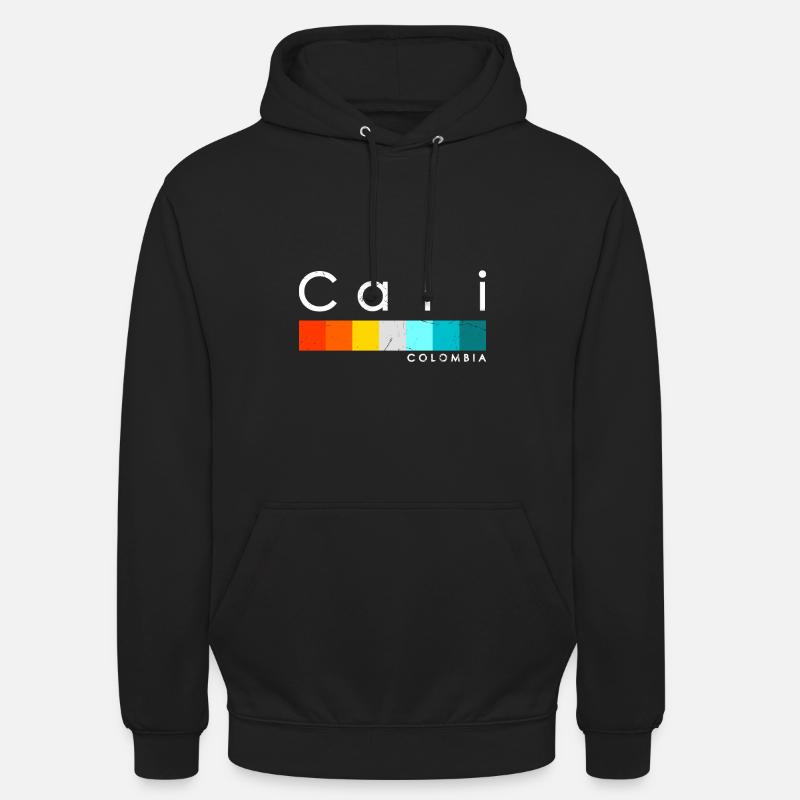 Cali California - Sweat-shirt à capuche unisexe - noir