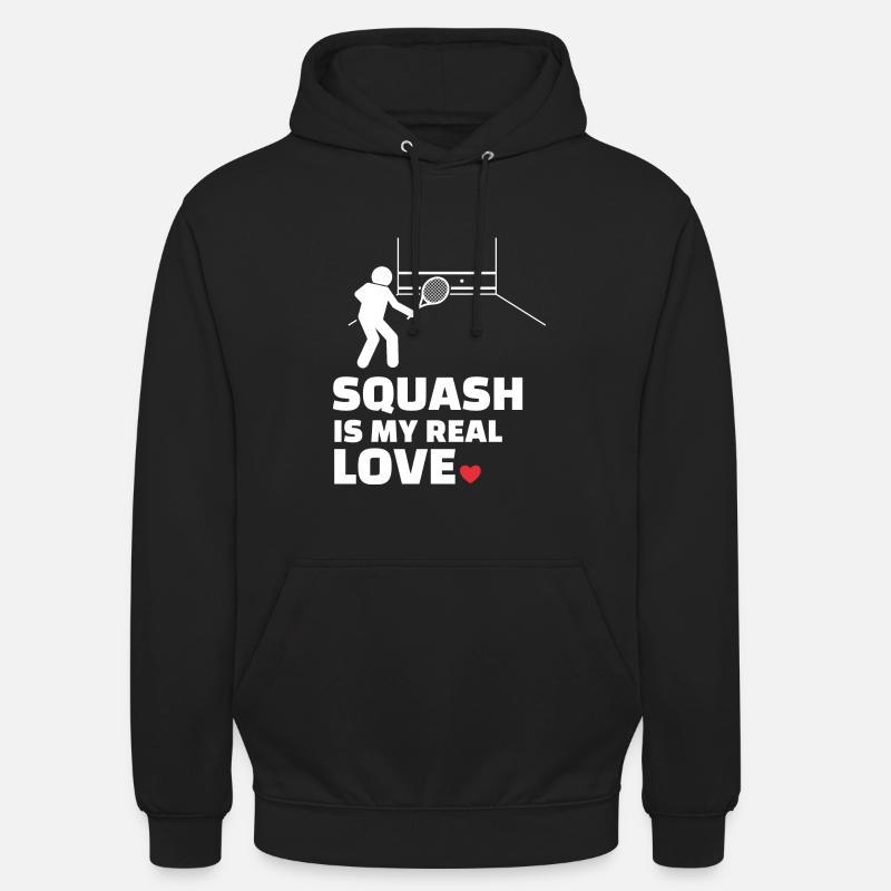 Ich Liebe squash - Unisex Hoodie - Schwarz