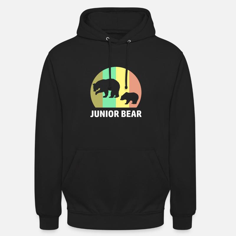 Dad and son partner look - Unisex Hoodie - black