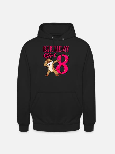 8th birthday - Unisex Hoodie - black