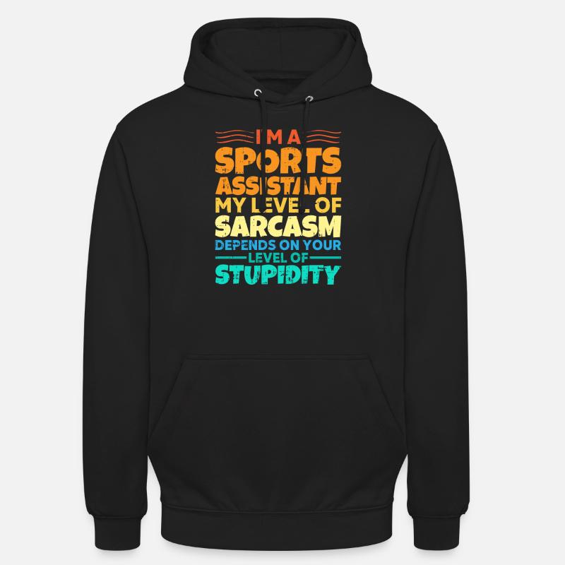 Sportassistent - Unisex Hoodie - Schwarz