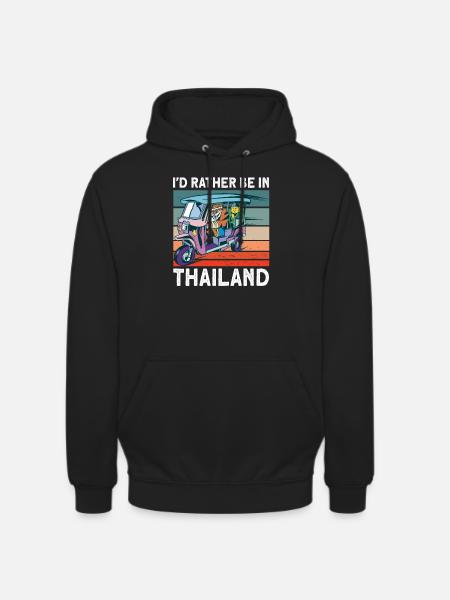 Tricycle Thailand Gift - Unisex Hoodie - black