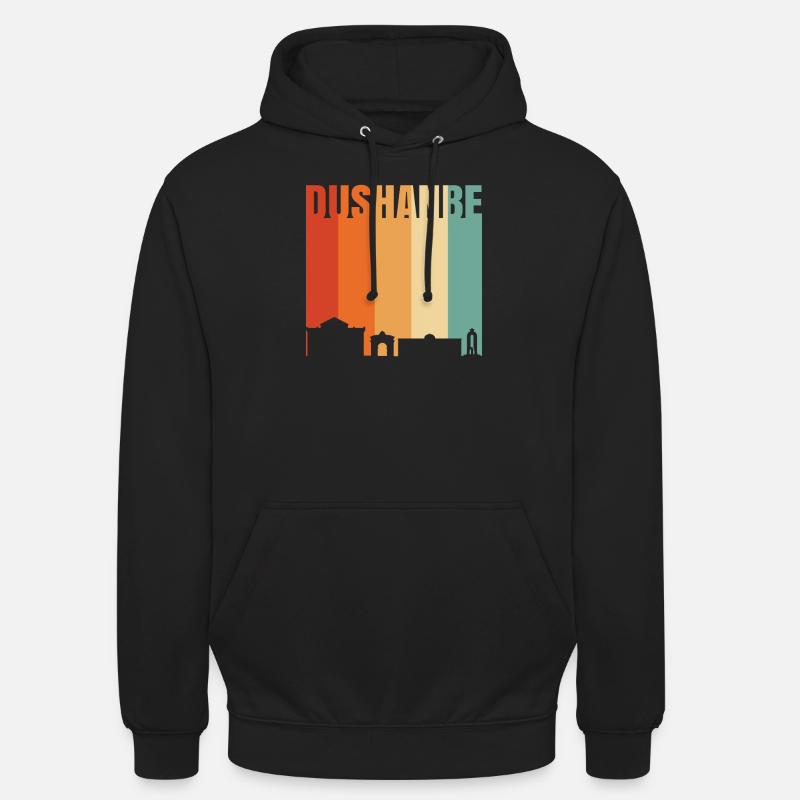 Douchanbé - Sweat-shirt à capuche unisexe - noir