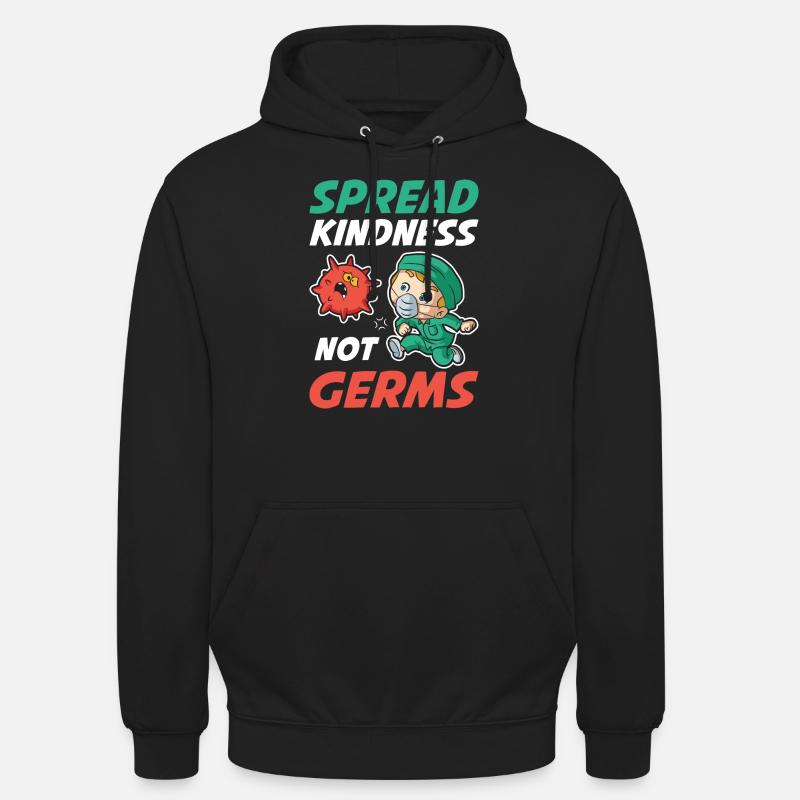 Spread Kindness Krankenschwester Geschenk - Unisex Hoodie - Schwarz