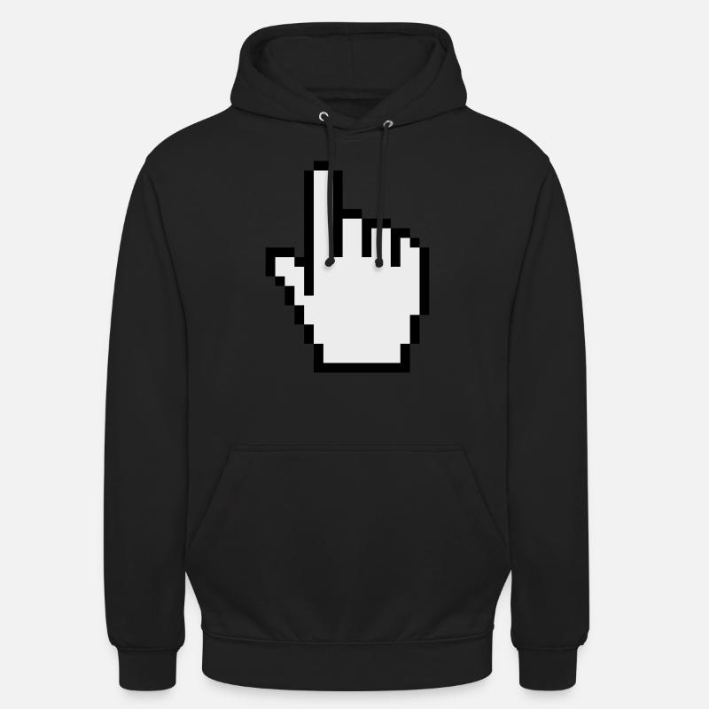 pointer / cursor - Unisex Hoodie - Schwarz