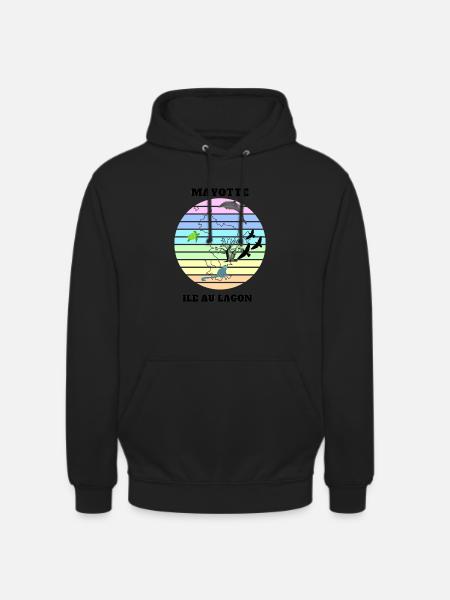 LANDSCAPE OF MAYOTTE - Unisex Hoodie - black