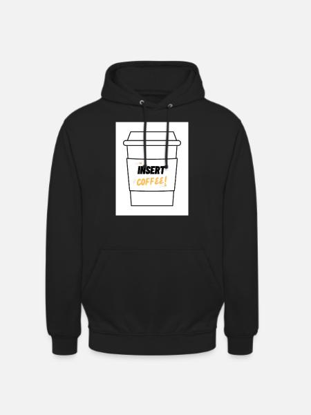 Insert Coffee Label LSHYBW - Unisex Hoodie - black