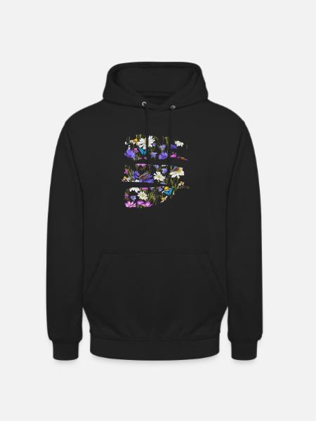 Spring Flowers - Spring Awakening - Unisex Hoodie - black