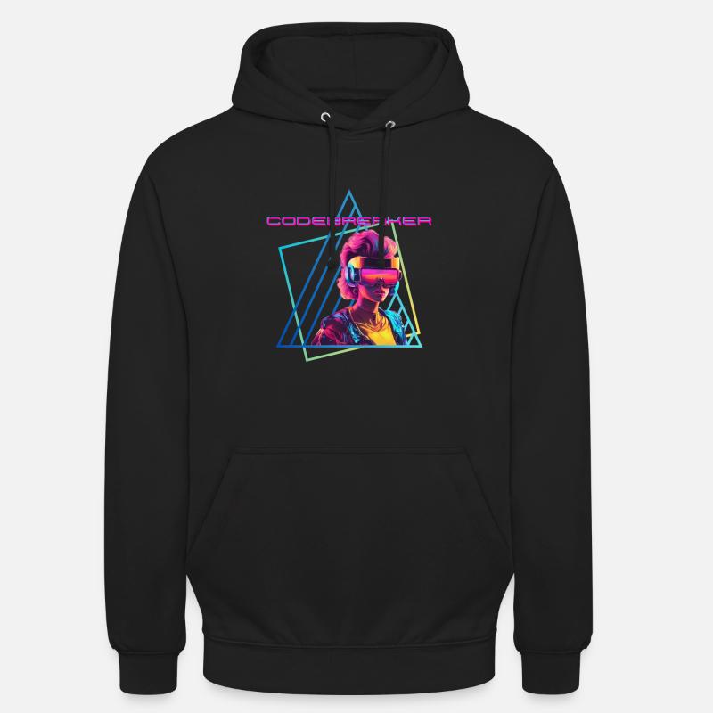 Déchiffreur de code - Sweat-shirt à capuche unisexe - noir