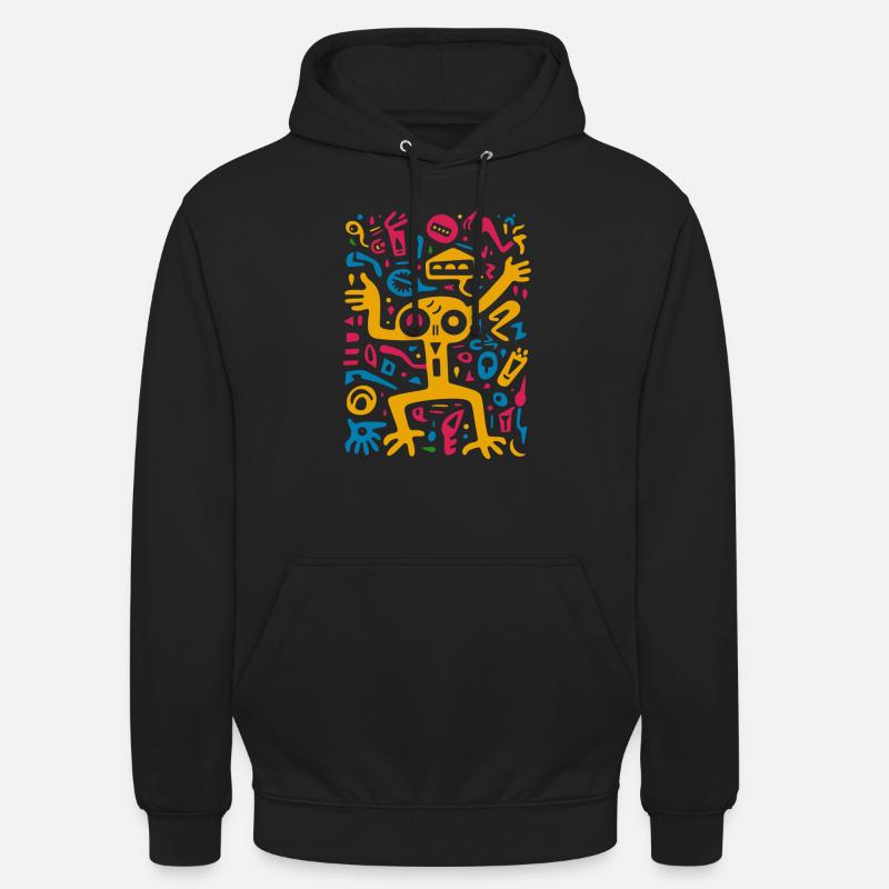 Murmures du Wraith du vent - Sweat-shirt à capuche unisexe - noir
