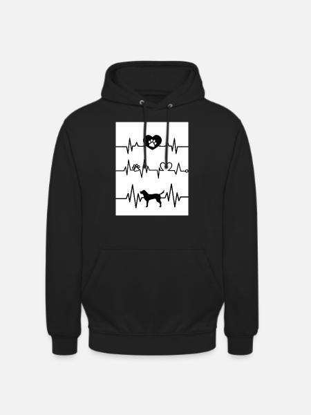 heartbeat - Unisex Hoodie - Schwarz