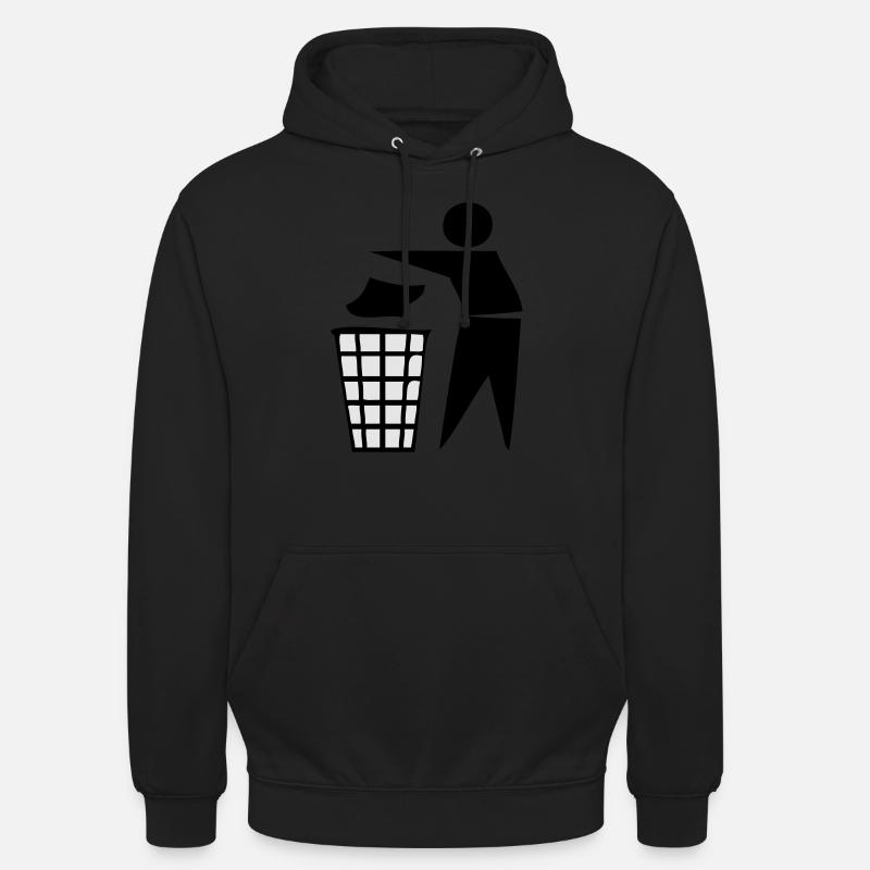 keep tidy - Unisex Hoodie - Schwarz