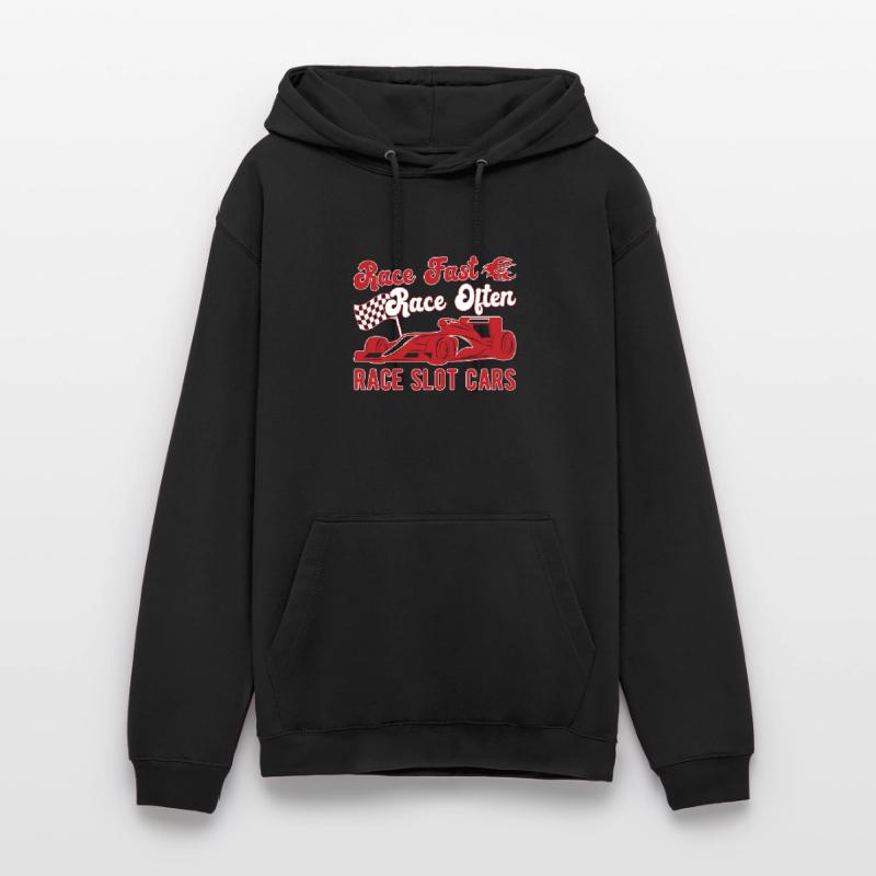Course, course rapide, course souvent de voitures de course Sweat-shirt à capuche unisexe