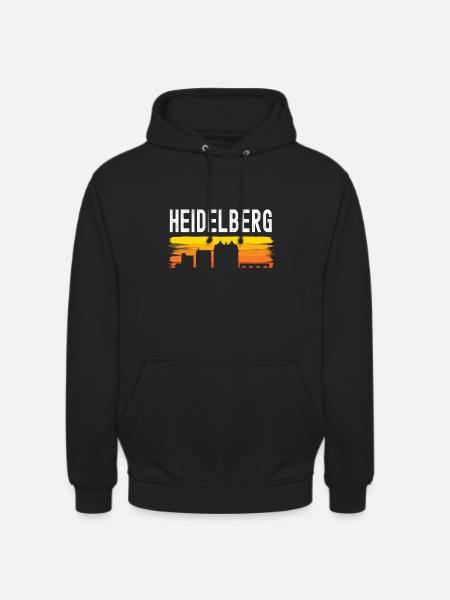 Heidelberg - Unisex Hoodie - Schwarz