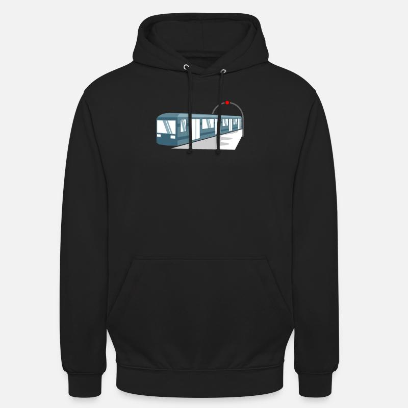 Zug Züge Modeleisenbahn Eisenbahn Geschenk - Unisex Hoodie - Schwarz