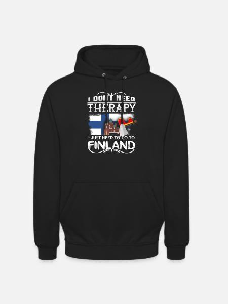 Finland - Unisex Hoodie - black