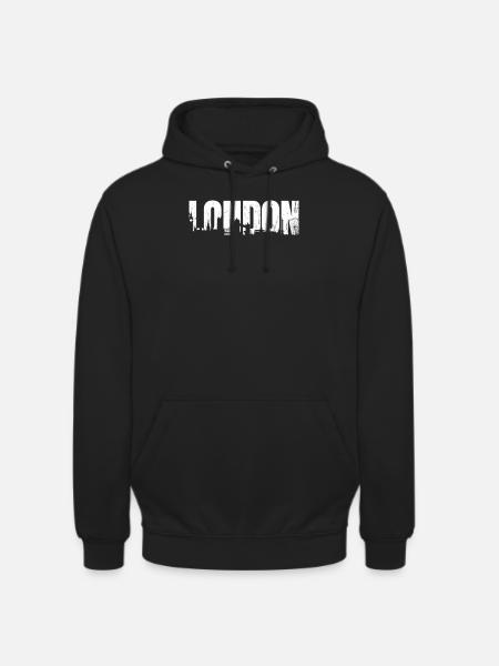 Londres - Sweat-shirt à capuche unisexe - noir