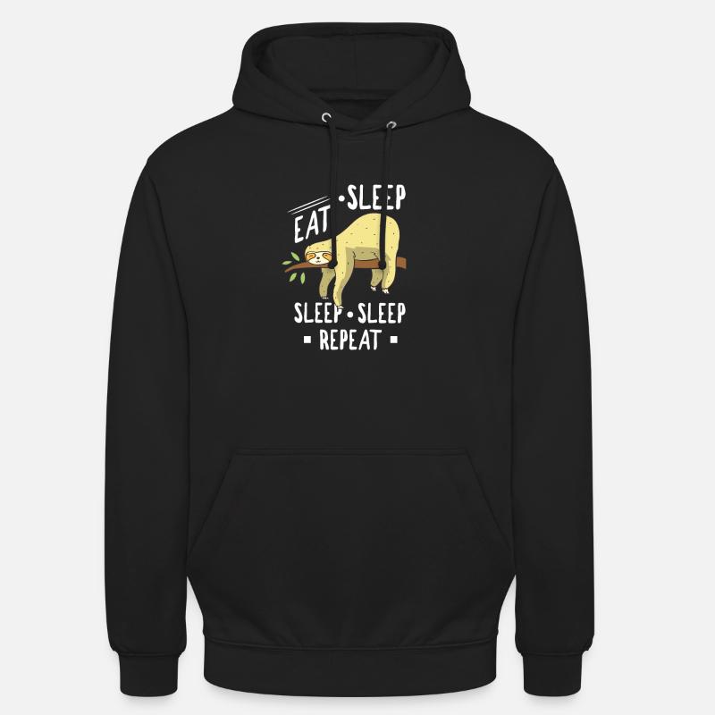 Faultier - Unisex Hoodie - Schwarz