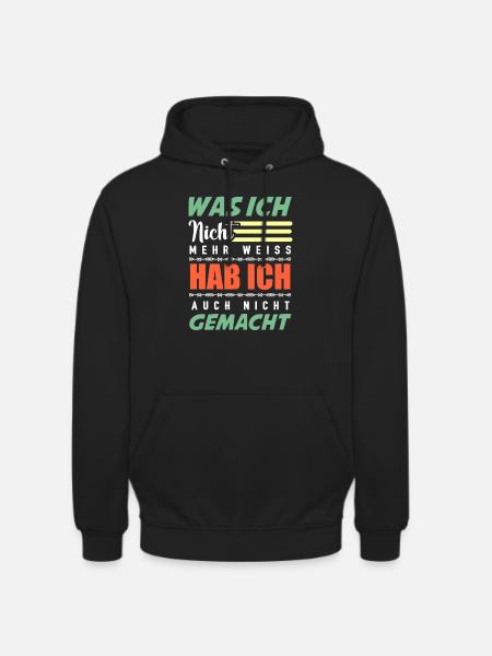 lustiger Spruch - Unisex Hoodie - Schwarz