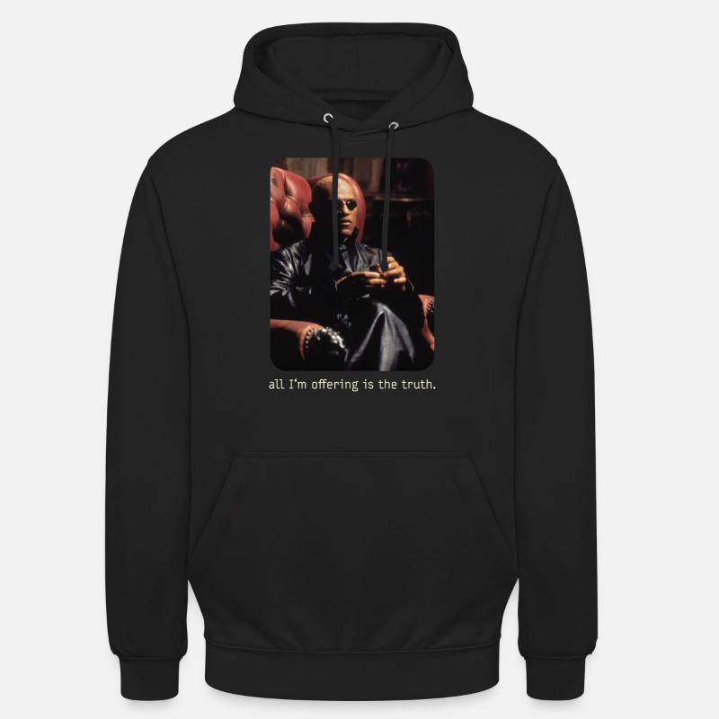 Matrix Morpheus - Sweat-shirt à capuche unisexe - noir