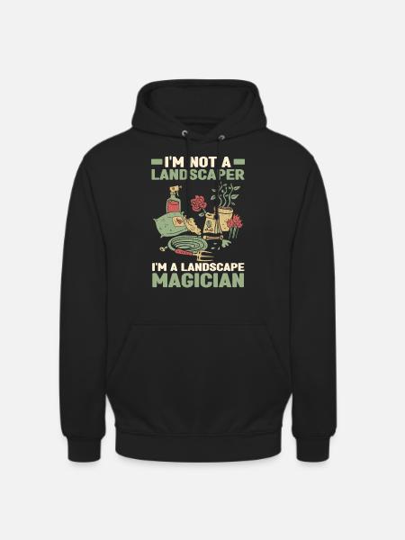 Landschaftsbau Landschaftsgärtner Gärtner Geschenk - Unisex Hoodie - Schwarz
