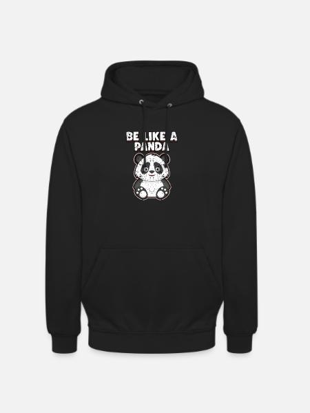 Panda - Unisex Hoodie - Schwarz