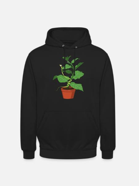 Kampf unter Pflanzen - Unisex Hoodie - Schwarz